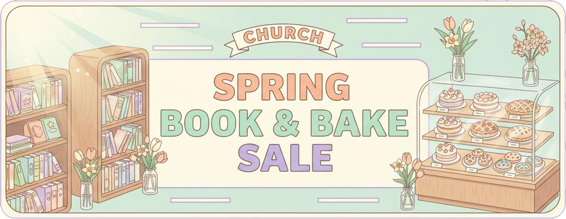 Spring Book & Bake Sale at Christ Church Aylmer